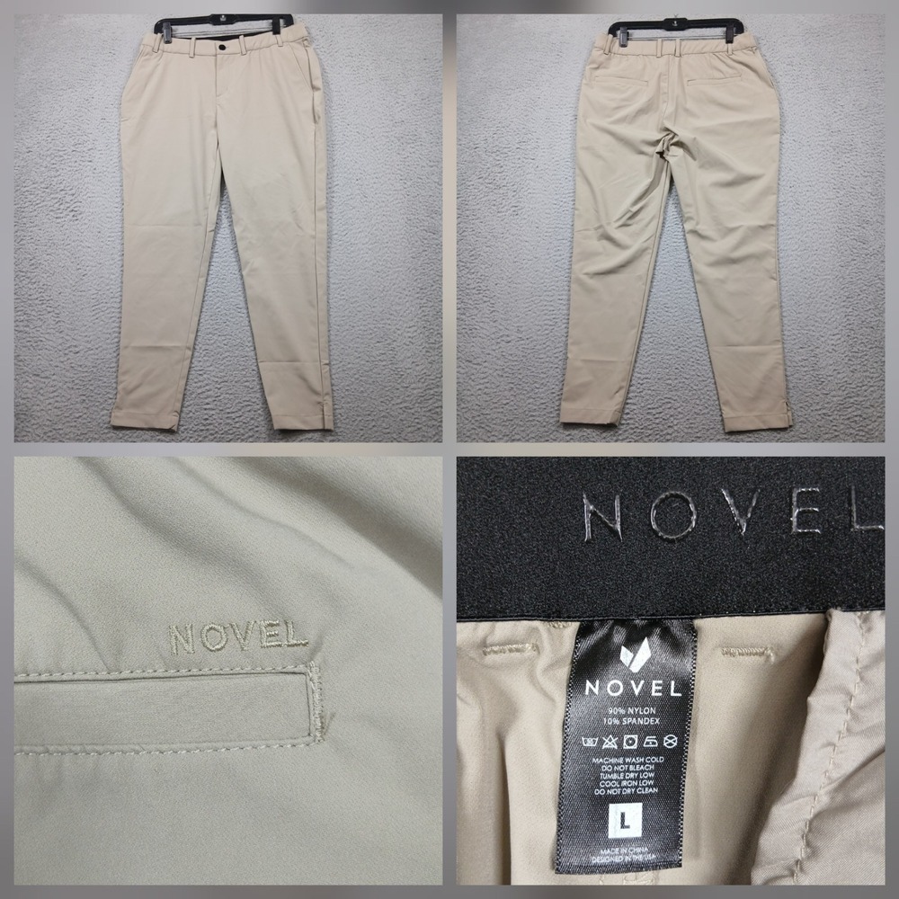 Novel Golf Pants Mens Large Tan Stretch‎ Performance